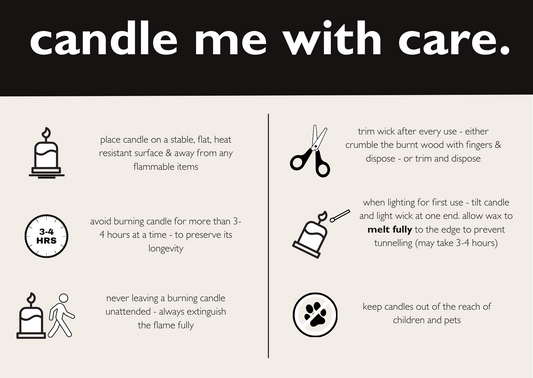 candle with care: the art of caring for your wood wick candle 🕯️