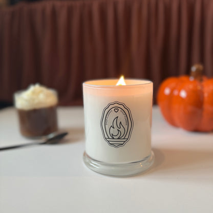 Pumpkin Spice - Large White Candle