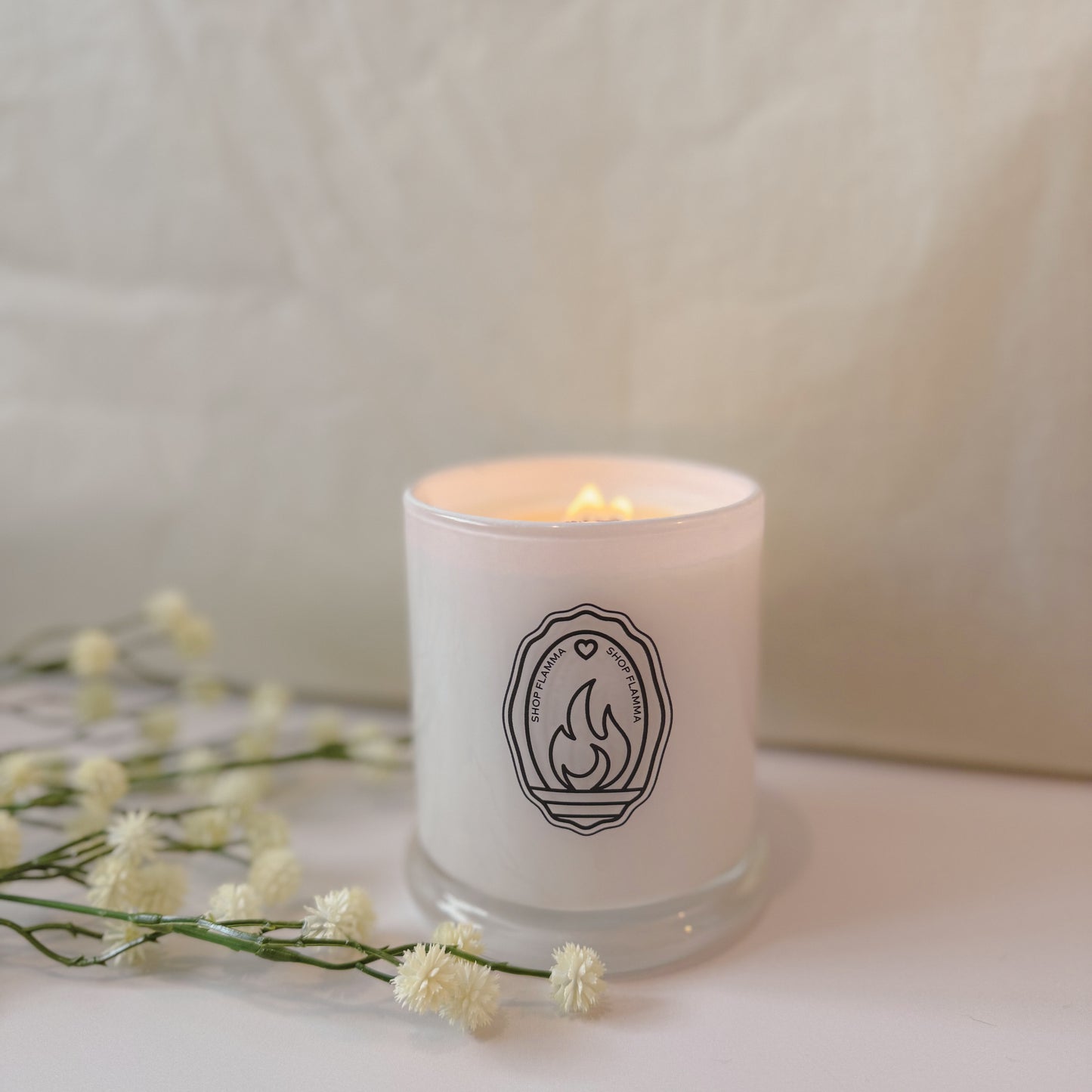 Clean Cotton - Large White Candle