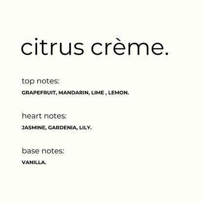 Citrus Crème - Candle