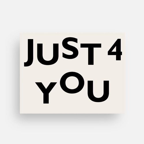 Just For You - Gift Card